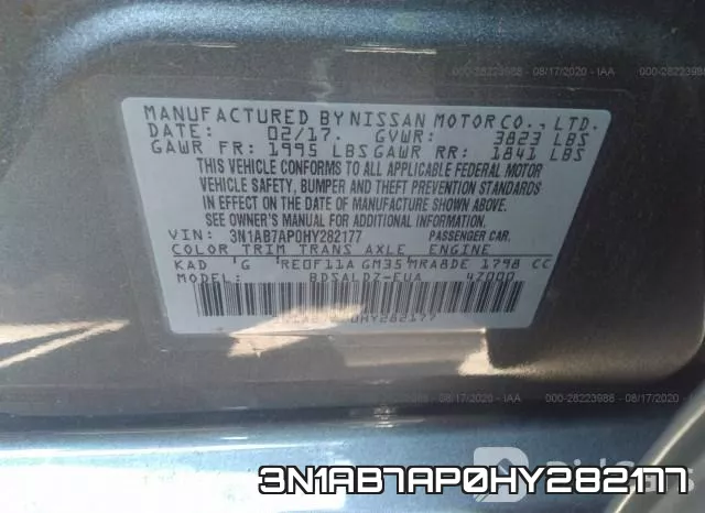3N1AB7AP0HY282177 фото 10