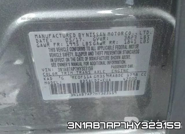3N1AB7AP7HY323159 фото 10