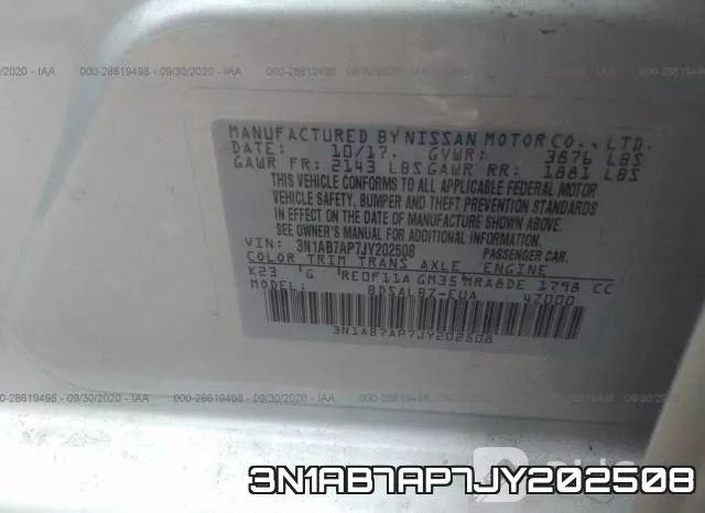 3N1AB7AP7JY202508 фото 10