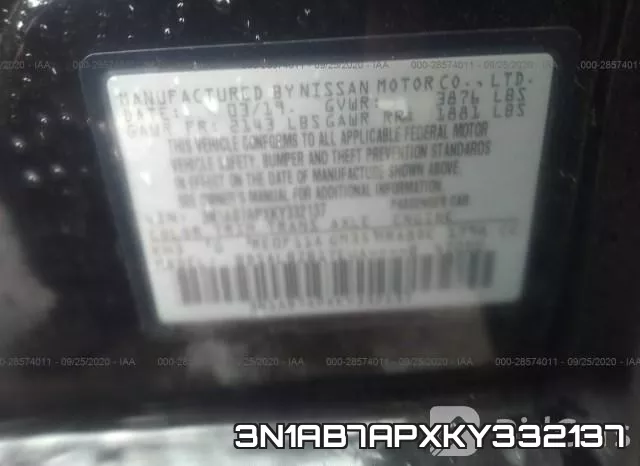 3N1AB7APXKY332137 фото 10