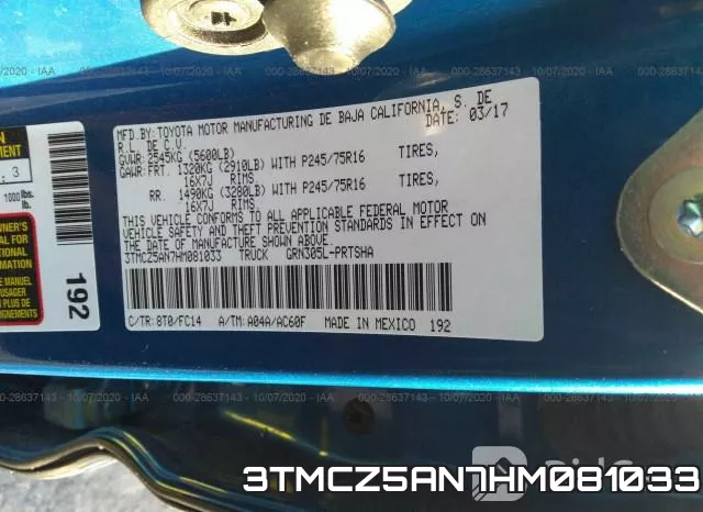 3TMCZ5AN7HM081033 фото 10