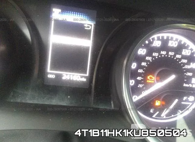 4T1B11HK1KU850504 фото 8