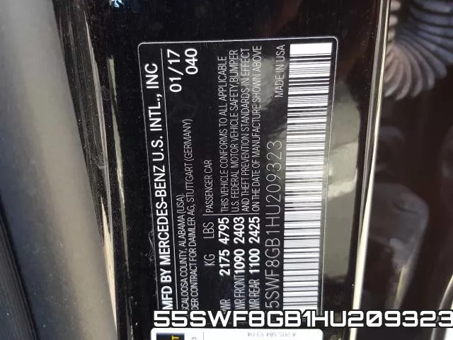 55SWF8GB1HU209323 фото 2
