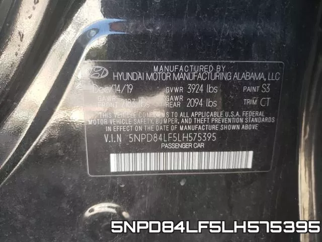 5NPD84LF5LH575395 фото 2
