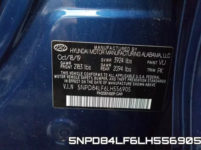 5NPD84LF6LH556905 фото 2