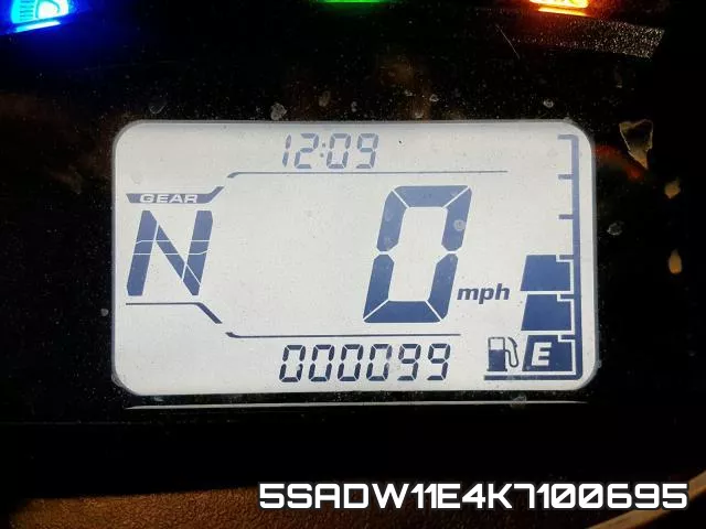 5SADW11E4K7100695 фото 9