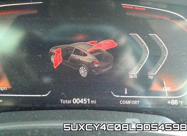 5UXCY4C08L9D54598 фото 8