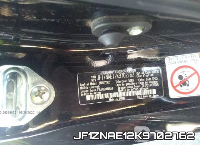 JF1ZNAE12K9702762 фото 10
