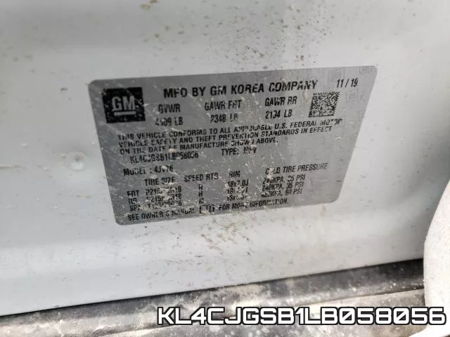 KL4CJGSB1LB058056 фото 2
