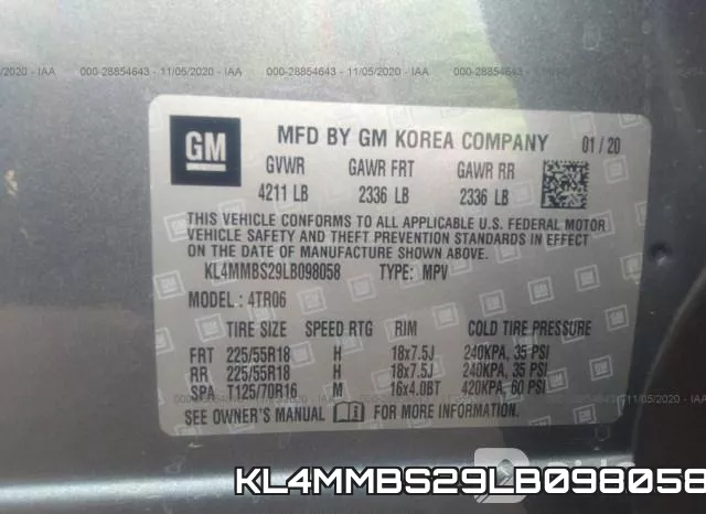 KL4MMBS29LB098058 фото 10