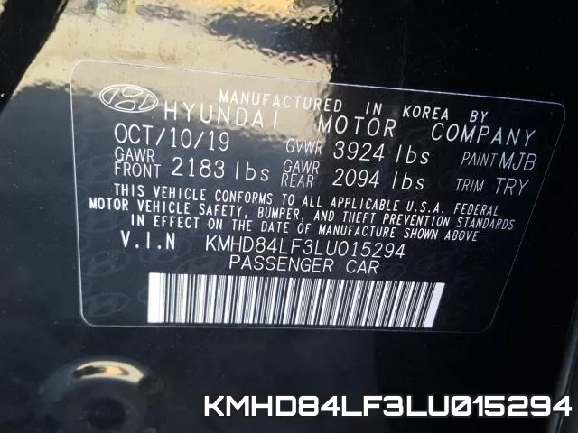 KMHD84LF3LU015294 фото 2