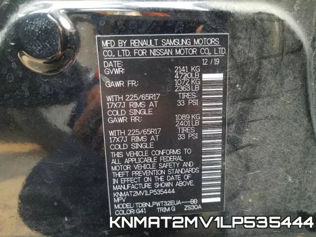 KNMAT2MV1LP535444 фото 2