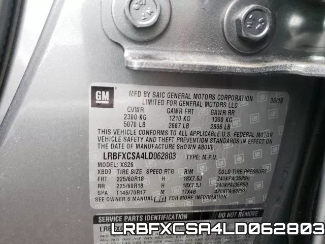 LRBFXCSA4LD062803 фото 2