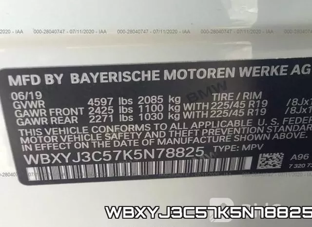 WBXYJ3C57K5N78825 фото 10