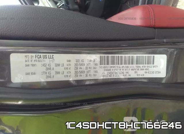 1C4SDHCT8HC766246 фото 10