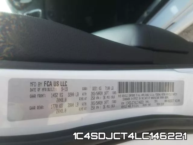 1C4SDJCT4LC146221 фото 2