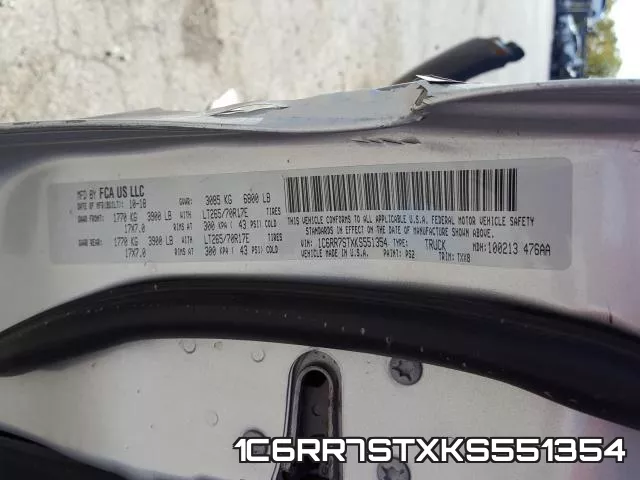 1C6RR7STXKS551354 фото 2