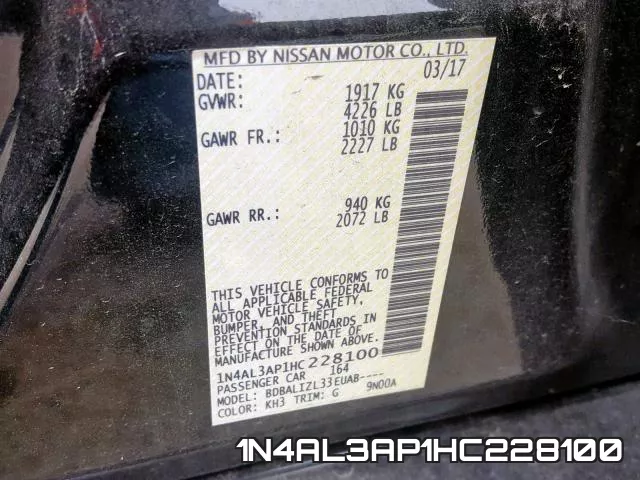 1N4AL3AP1HC228100 фото 2