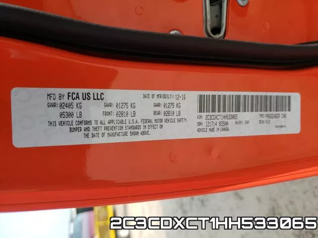 2C3CDXCT1HH533065 фото 2