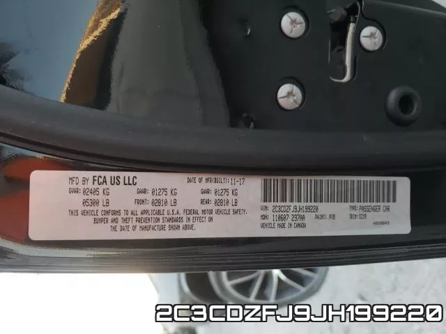 2C3CDZFJ9JH199220 фото 2