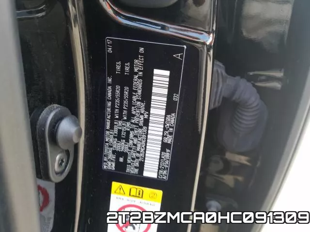 2T2BZMCA0HC091309 фото 2