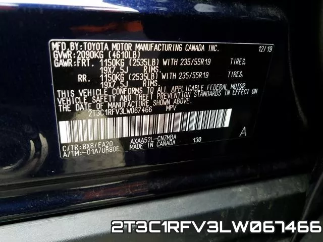 2T3C1RFV3LW067466 фото 2
