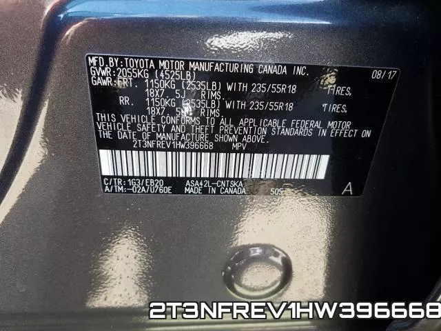 2T3NFREV1HW396668 фото 2