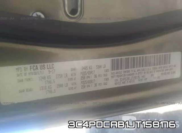 3C4PDCAB1JT158176 фото 9