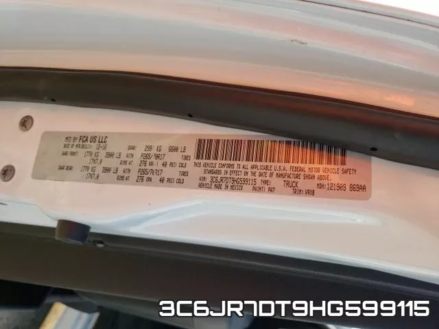 3C6JR7DT9HG599115 фото 2