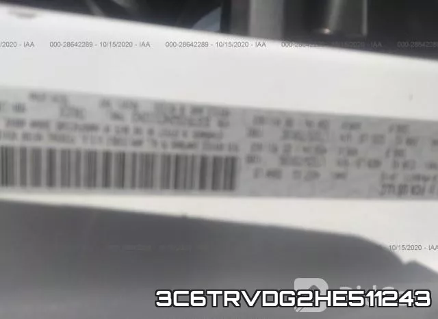3C6TRVDG2HE511243 фото 9