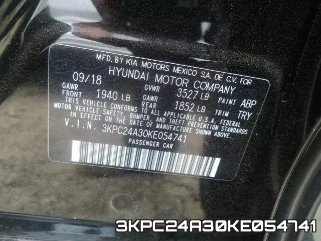 3KPC24A30KE054741 фото 2