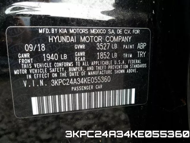 3KPC24A34KE055360 фото 2