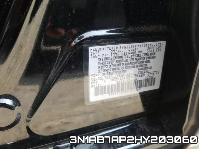 3N1AB7AP2HY203060 фото 2