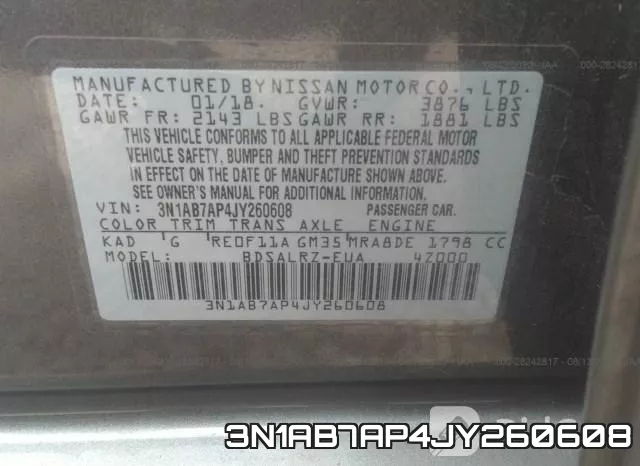 3N1AB7AP4JY260608 фото 10