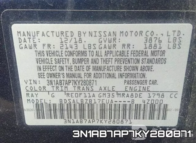3N1AB7AP7KY280871 фото 10