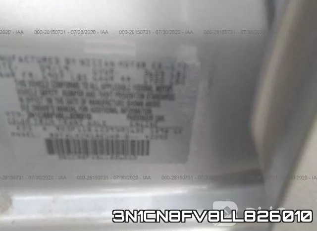 3N1CN8FV8LL826010 фото 10
