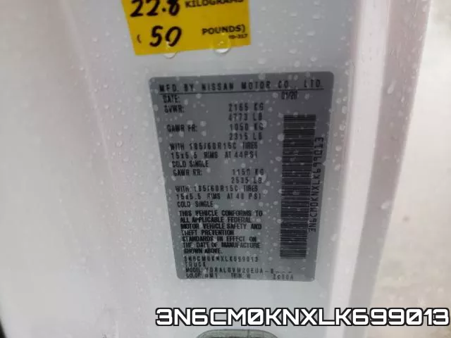 3N6CM0KNXLK699013 фото 2