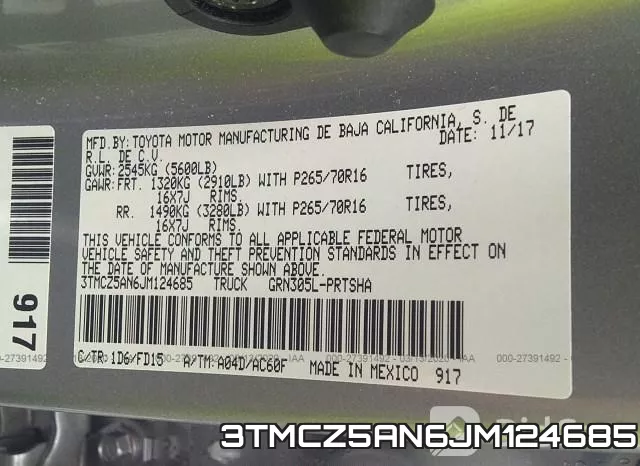 3TMCZ5AN6JM124685 фото 10