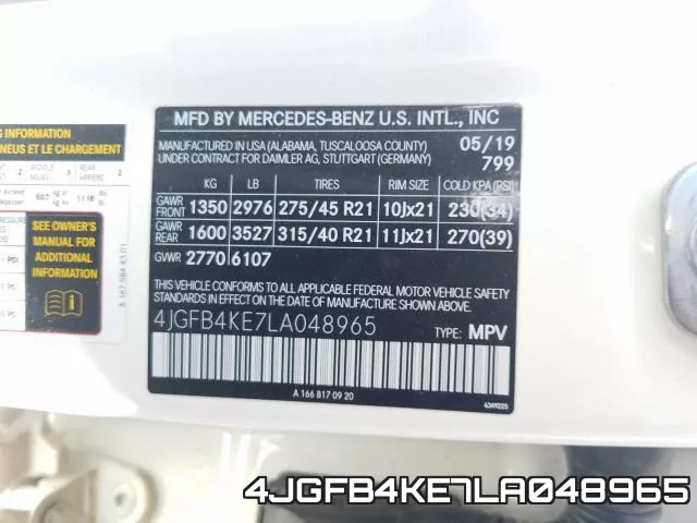 4JGFB4KE7LA048965 фото 2