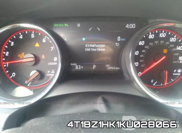 4T1BZ1HK1KU028066 фото 8