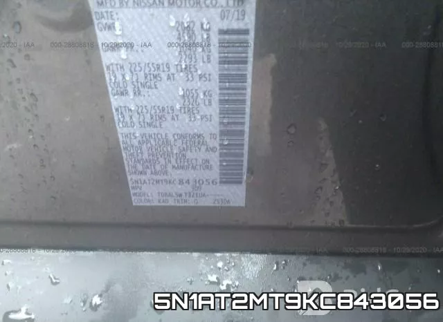 5N1AT2MT9KC843056 фото 10