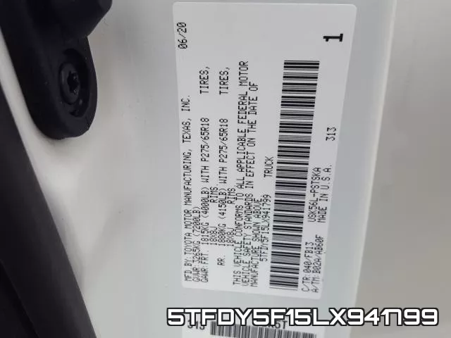 5TFDY5F15LX941799 фото 2