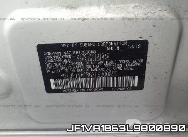 JF1VA1B63L9800890 фото 10