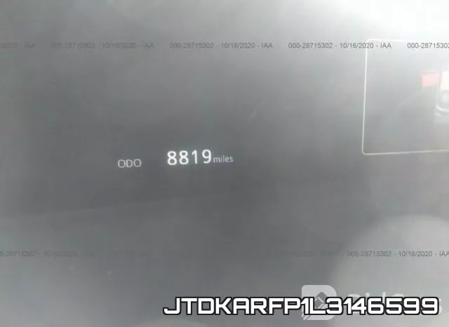 JTDKARFP1L3146599 фото 8