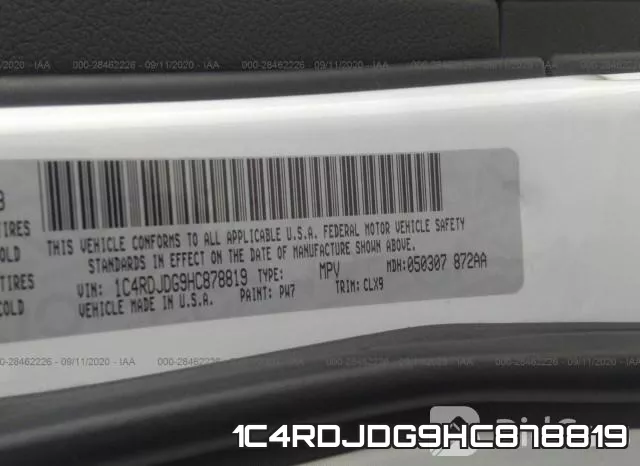 1C4RDJDG9HC878819 фото 9