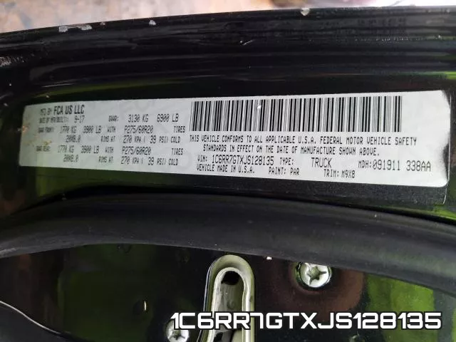 1C6RR7GTXJS128135 фото 2