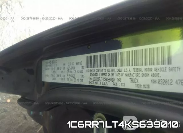 1C6RR7LT4KS639010 фото 10