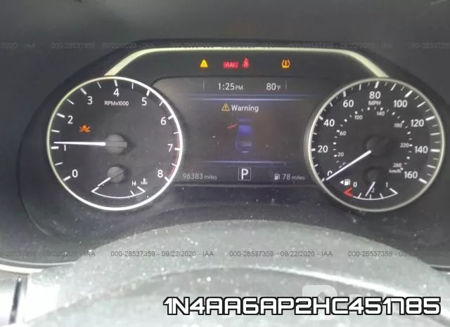 1N4AA6AP2HC451785 фото 8