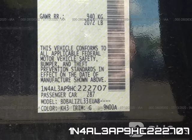 1N4AL3AP9HC222707 фото 10