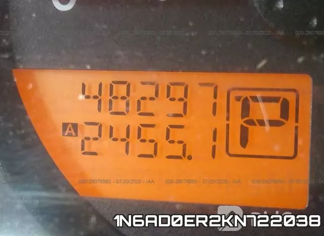 1N6AD0ER2KN722038 фото 8